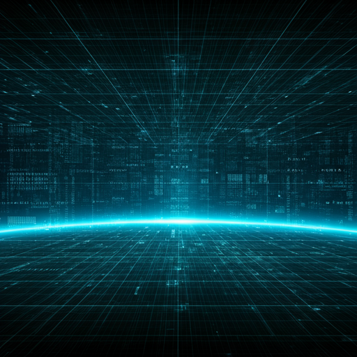 High-tech infrastructure visualization